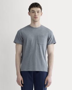 The Premium-Weight Pocket Tee | Uniform | Mid Heathered Grey