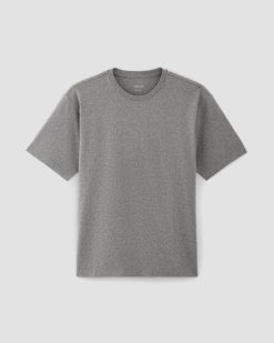 Alternative view of The Premium-Weight Relaxed Crew | Uniform | Heathered Mid-Grey