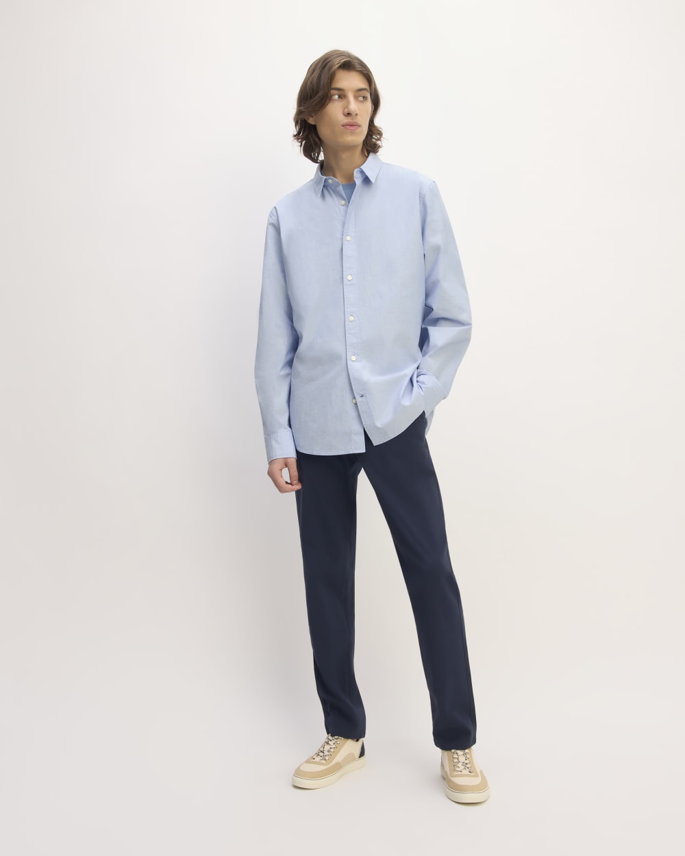 The Supima® Poplin Shirt | Light Blue - Image 3