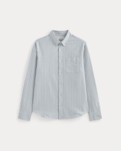 Alternative view of The Classic Oxford Shirt | Summer Sky Stripe | Standard