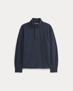 Alternative view of Off-Duty Terry Pullover | Deep Navy