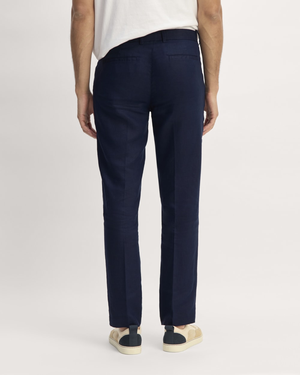 The Linen Trouser | Navy - Image 6