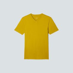Alternative view of The Organic Cotton V-Neck Tee | Golden Palm