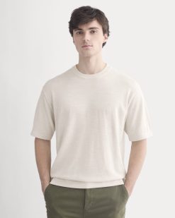 Ultrasoft Sweater Tee | Heathered Oat