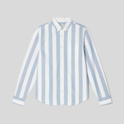 Alternative view of The Classic Oxford Shirt | Mazarine Blue / Bone | Standard