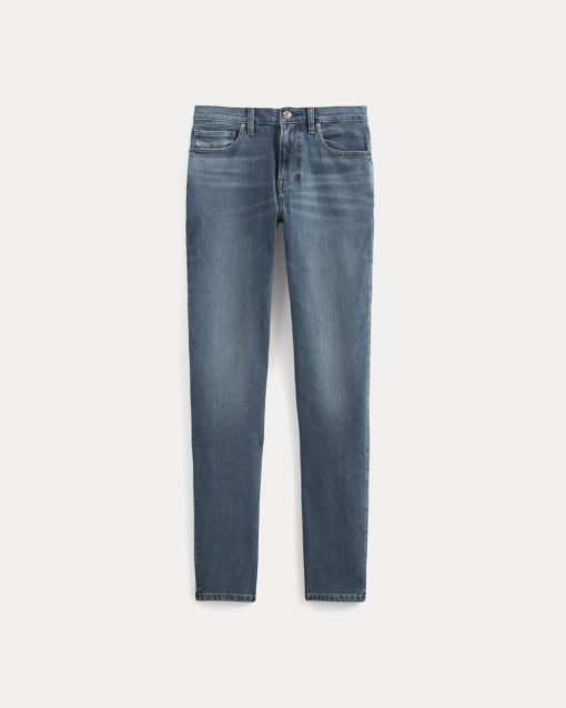 Alternative view of The Relaxed 4-Way Stretch Organic Jean | Uniform | Dark Indigo Fade