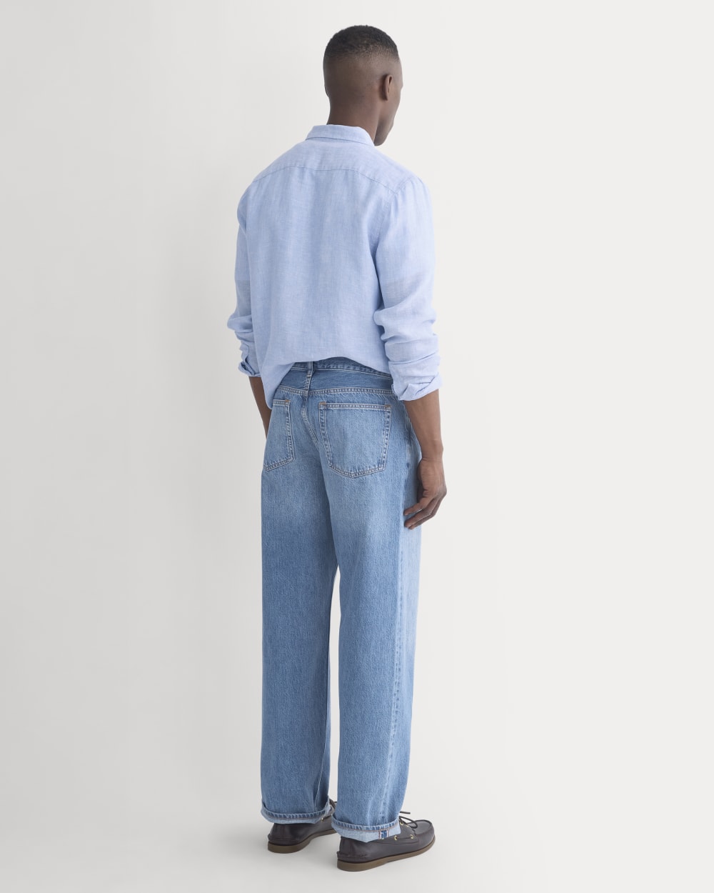 Relaxed Italian Selvedge Jean | Medium Indigo - Image 5